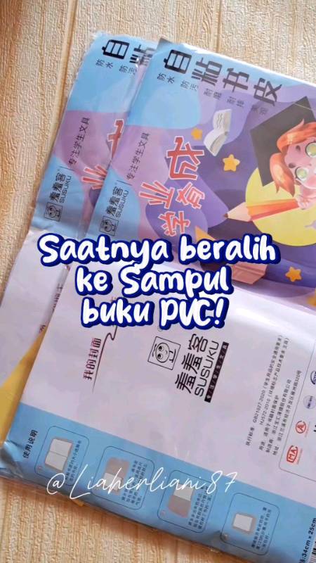 Sampul Buku Plastik PVC #SampulBuku #PerlengkapanSekolah #BackToSchool #ShopeeUnik #RacunShopee #SpillRacunShopee #ShopeeSchool #GratisOngkirRP0