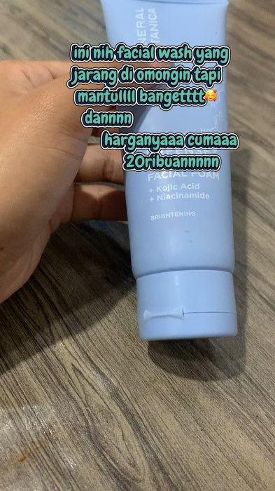 si biru ini buat mencerahkan ya guys🥰#mineralbotanicafacialfoam #facialwash #skincareroutine #fypdongggggggg