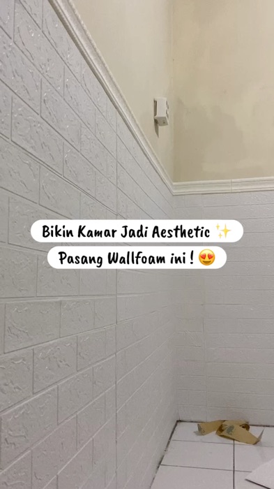 Biar #kamaraesthetic pake #wallfoam ini hemat dan dijamin nempelnya kuat 😍