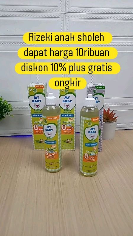 Rezeki anak sholeh dpt harga 10rb diskon 10% + gratis ongkir jg loh#mybabyminyaktelon150ml #SpillRacunShopee #GakNyeselBelilni #SpillBawaBerkah