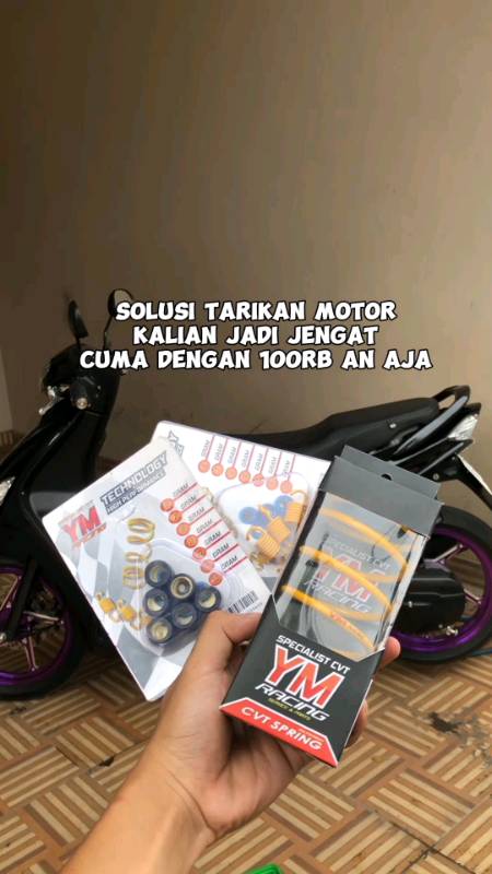 PAKET HEMAT CVT 1500RPM YM RACING ALL MATIC #RacunShopee #RacunShopeeCheck #SpillRacunShopee #Diskon60Persen #Diskon40RB
