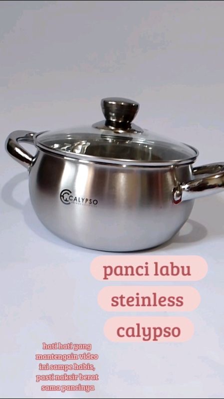 panci labu steinles stel calypso banyak size #RacunShopee #Diskon50Persen #GakNyeselBeliIni #CODinApa #pancisteinless #pancilabustainless #pancilabu