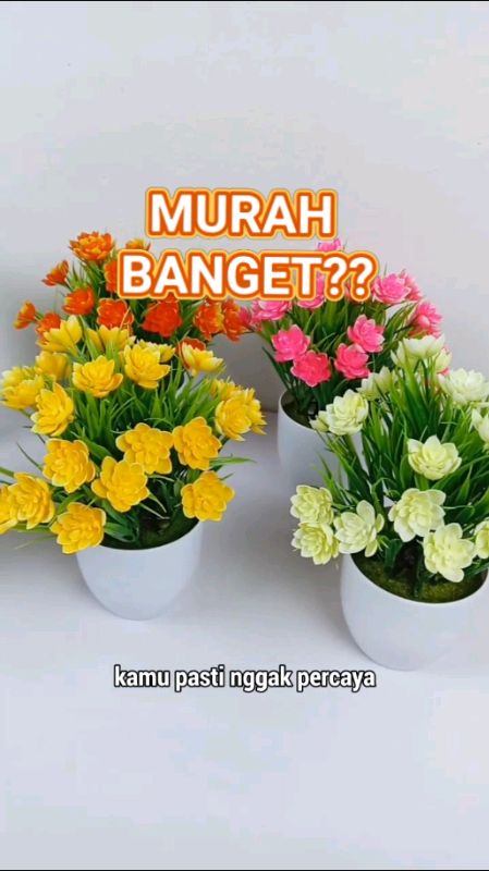 Bunga serimbun ini cuma 12ribu?!😱 cus cek produknya sekarang sebelum kehabisan!🛒 #dekorasirumah #Cashback40Persen #ViralDiShopeeVideo #RacunShopee
