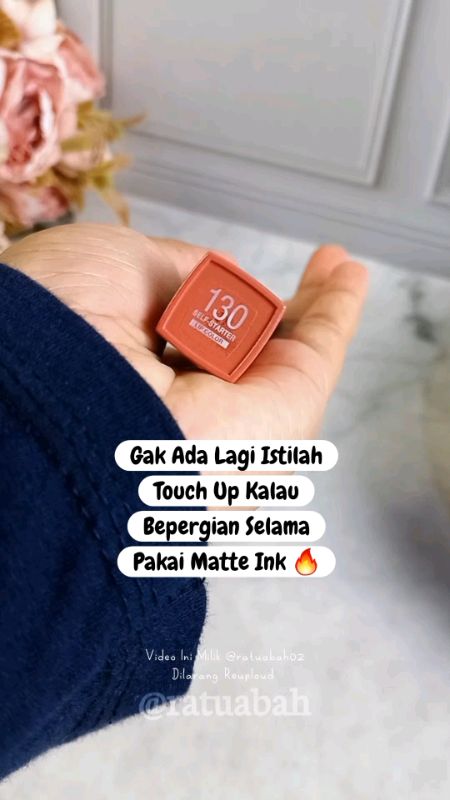 Matte Ink Shade 130 ?? #RacunShopee #GratisOngkirRP0 #PromoNonStop #superstaymatteink #matteinkmaybelline #matteink #lipmatte #lipmatteviral