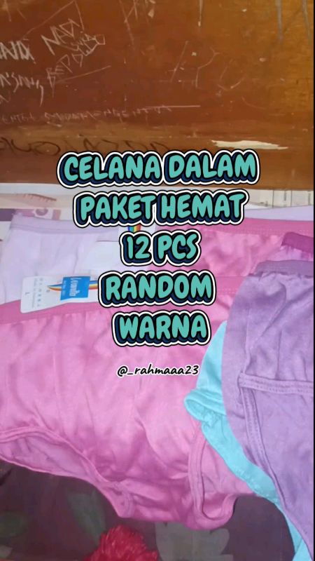 Celana Dalam Paket Hemat 12 PCS🥰#celanadalamwanita #celanadalam #RacunShopee #RacunShopeeCheck #ShopeeLook #ShopeeCOD #shopeeterkini #shop #lik #cek