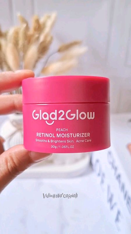 Peach Retinol Moisturizer_Glad2Glow#GakNyeselBeliIni#RacunShopee#SpillRacunShope#DiskonRacunShopee#Cashback40Persen#ViralDiShopeeVide