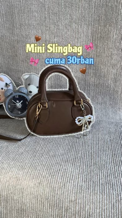 ga nyangka secakep ini cuma 30rb aja??#slingbagmini #slingbagcoklat #tasmini #ShopeeFashionHaul #RacunShopee #GakNyeselBeliIni #slingbagmurah