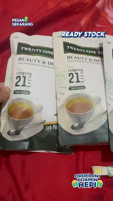 #tehpelangsing #tehpelangsingdaencerahkankulit#tehtwentyone #tehdetoxpelangsing #tehbeautydandetox#tehdiet #tehhijau #tehviral #teh21#tehhijaudiet