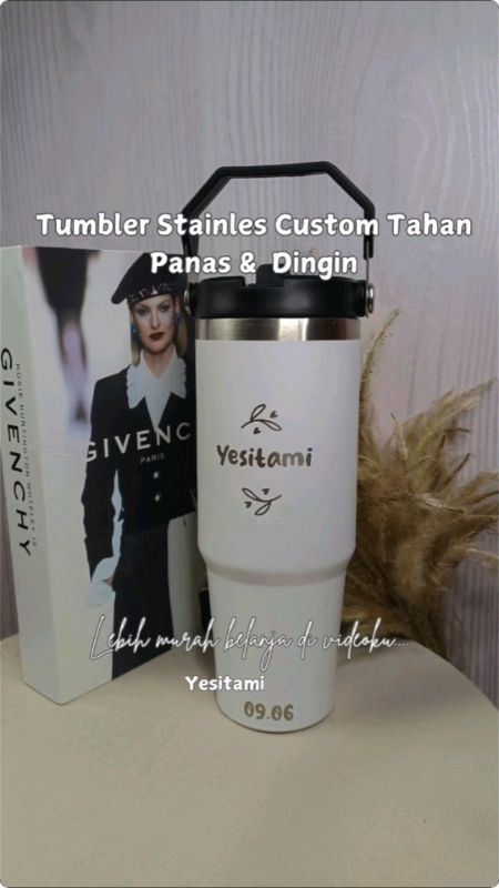 akhirnya sekian lama menunggu🥰 #tumbler #tumblercustom #tumblertahandingin #tumblerstainless #RacunShopeeCheck #GratisOngkirRP0 #ShopeeCOD