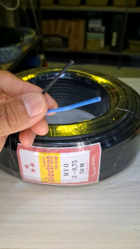 Kabel Listrik Ganda Serabut Electron 2 x 0,75mm 50M #RacunShopee #DiskonRacunShopee #SpillRacunShopee #GratisOngkirRP0 #Diskon50Persen