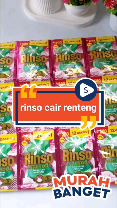 40 rb dapat 1 karton detergent cair #racunshopee #ViralDiShopeeVideo #PromoNonStop #TermurahDiShopee #rinsocair #rinsocairrenteng #GratisOngkirRP0