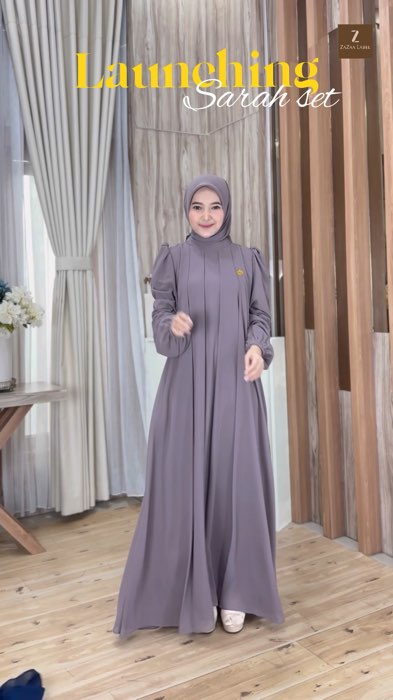 Launching sarah new colour🥳 Yuk koleksi warna barunya‼️ #shopeevideo #gamispolos #zazaalabel #gamiskondangan #gamissethijab #OOTDFashionShopee