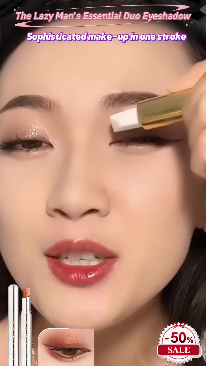 [Tahan Air Dan Tahan Keringat]  3in1 Gradient Eyeshadow Stick  / Stik Eyeshadow Tiga Warna/ Pensil Mata Warna Gradien Sekali Oles / Eyeshadow 3 Warna