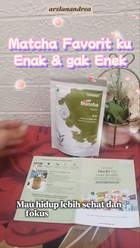 Herbilogy Matcha Powder #bubukmatcha #matchapowder #herbilogy #matchalover #matchalatte #DiskonRacunShopee #SpillRacunShopee #RacunShopee