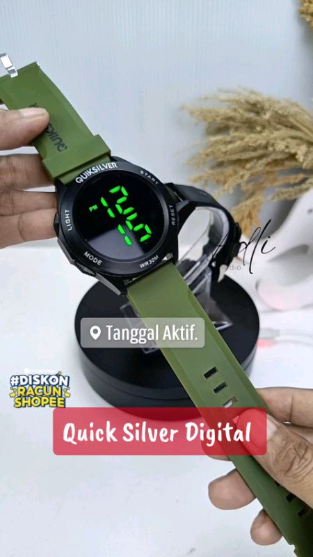 Quick Silver Digital #ShopeeLahap #ShopeeFashionHaul #ShopeeBeautyHaul #jamtanganmurah #jamtangandigital #ShopeeCOD #DiskonRacunShopee