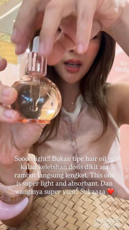 KERASTASE GLOSS ABSOLU GLAZE DROP OIL REVIEW BY PUTRI CAYA (PUCHH)