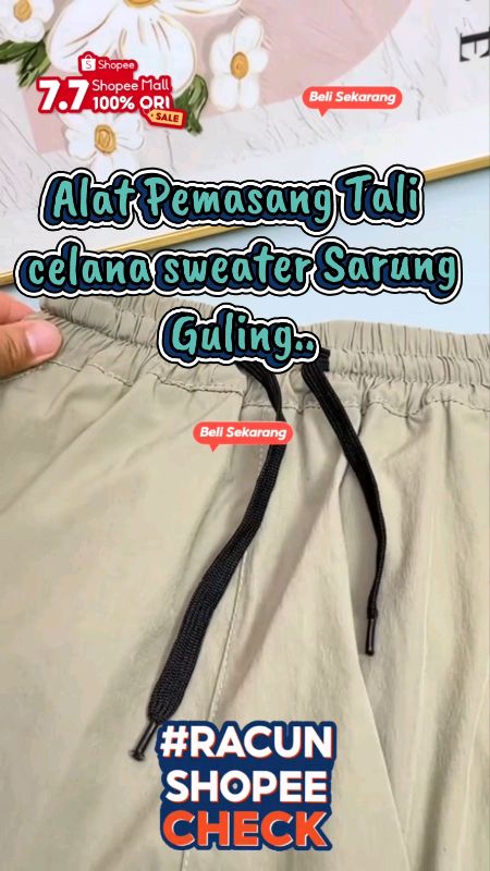Alat Pemasang Tali Celana -Sweater Sarung guling.multipungsi.#ViralDiShopeeVideo #RacunShopee #RacunShopeeCheck #DiskonRacunShopee #Diskon50Persen