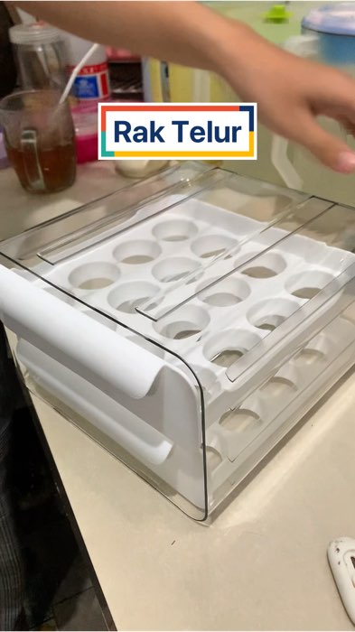 Tempat telur 2 susun #tempattelur #raktelursusun #tempattelur2susun #RacunShopee #SpillRacunShopee #GakNyeselBeliIni #PromoNonStop #BadaiTapiBudget