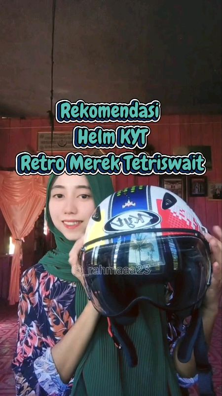 HELM KYT RETRO💗 #helm #helmmurah #helmkytretro #kytoriginal #_rahmaaa23 #88FitCheck #fitcheck #shopeevideo #RacunShopee #PromoNonStop #fyp