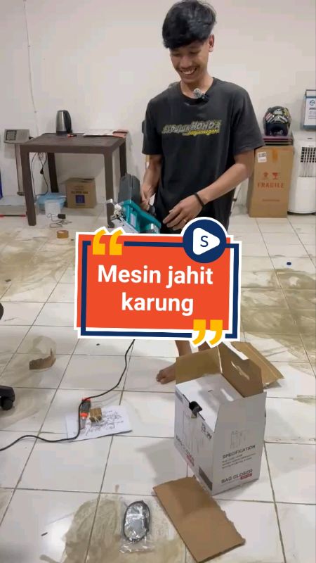 Mesin jahit karung #jahitkarung #jahitmudah #ShopeeReview #ShopeeVideoCreator #ViralDiShopeeVideo #GratisOngkirRP0 #diskonshopee #diskon50℅