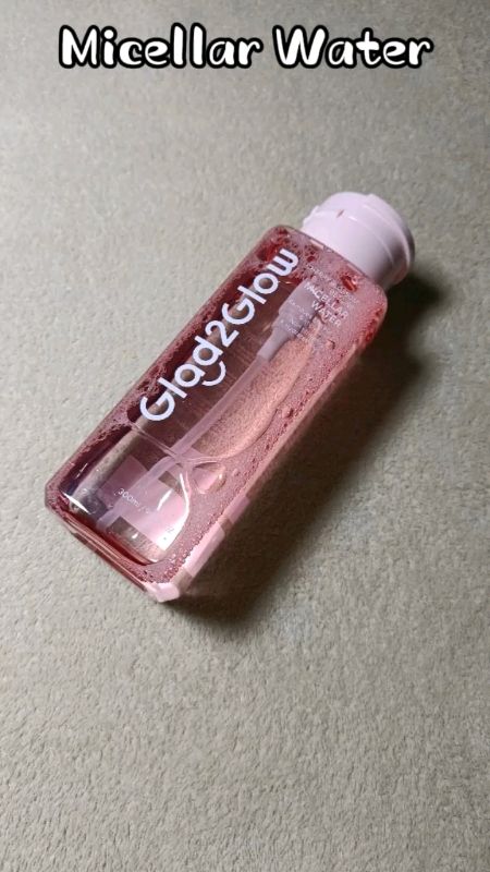 Micellar Water glad2glow pink #glad2glow #glad2glowmicellarwater #glad2glowmicellarwater300ml