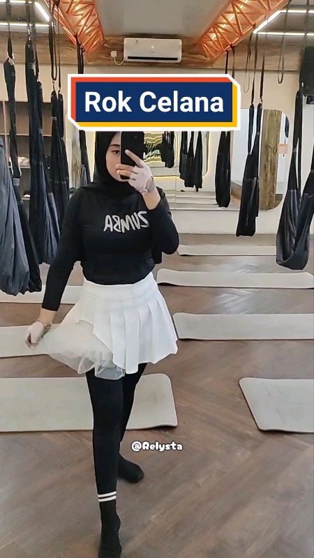 #roklipit#rokcelana #rokolahraga#rokmini#miniskirtkorea#ootdolahraga#zumba#padel#tennisskirt#rokplisket#highwaist#fyp#GratisOngkirRP0#koreastyle#fypシ