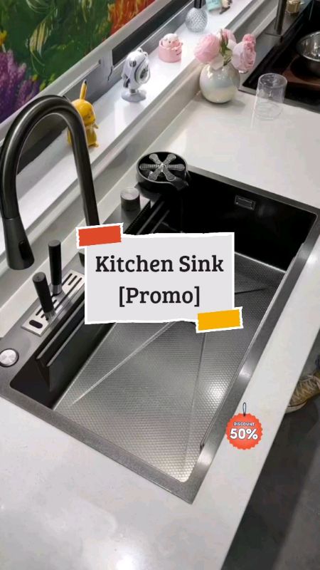 Promo disini #kitchensink #kitchensinkstainless #wastafel #wastafelcucipiring #wastafelmodern #wastafelsink #bakcucipiring #RacunShopee #ShopeeCOD