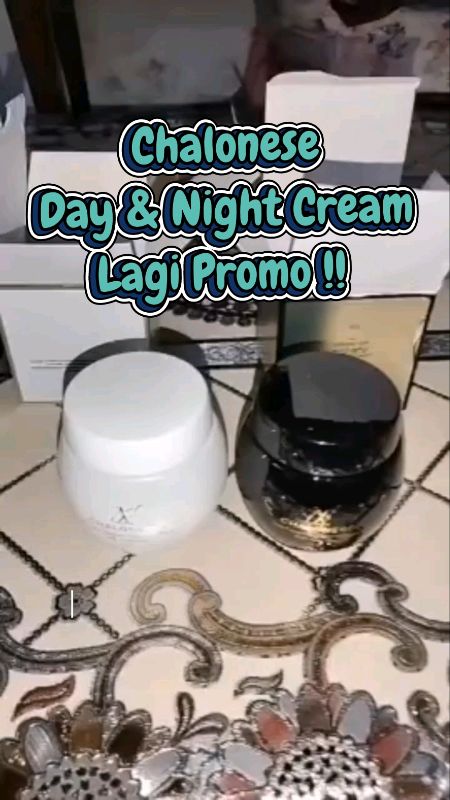 Chalonese Day & Night Cream #chalonese #chalonesekrimpenghilangflekhitam #dayandnightcream #nightcream #daycream #DiskonRacunShopee #SpillRacunShopee