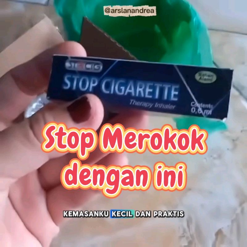 Stocig Stop Smoking #berhentimerokok #nosmoking #stopsmoking #aromaterapi #antirokok #DiskonRacunShopee #RacunShopee #SpillRacunShopee
