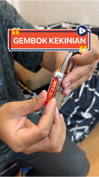 Gembok anti maling kekinian #gembok #kunlun #GratisOngkirRP0 #ShopeeCOD #ViralDiShopeeVideo