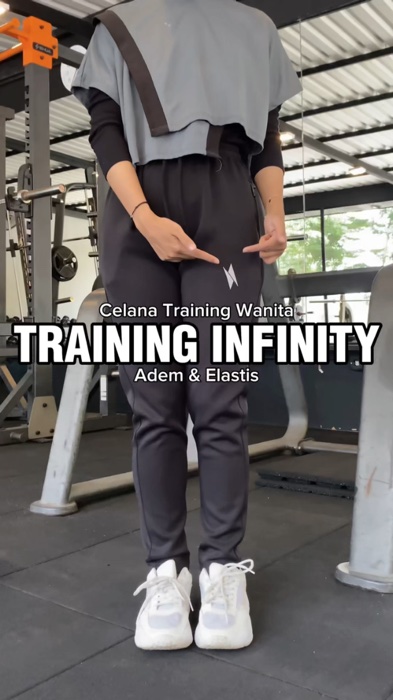 Latihan terasa nyaman dan tidak menganggu pergerakan #training #celanatraining #trainingwanita #trainingolahraga #shopeevideo #RacunShopee