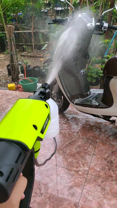 Alat cuci motor lithium #ShopeeCOD #ShopeeReview #ShopeeHaul #shopeevideofeed #mesincucimobil #mesincucimotor