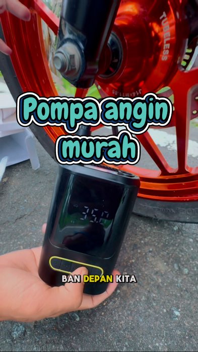 Pompa angin murah yang udah portable #shopeevideo #RacunShopee #ShopeeCOD #pompaangin