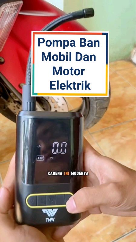 Pompa Ban Mobil Dan Motor Elektrik 8000mAh #pompaelektrik #pompaangin #pompaanginportable #pompaportable #pompabanmobil #pompabanmotor #viral #fyp #fy