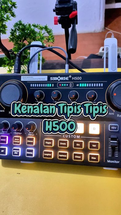 Soundcard Siborie H500 #RacunShopee #PromoNonStop #ViralDiShopeeVideo #SpillBawaBerkah #GratisOngkirRP0 #ShopeeCOD #soundcard #siborieh500