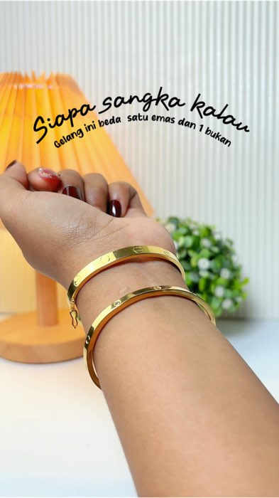 Gelang bangle titanium #SpillRacunShopee #RacunShopee #gelangtitanium #gelangantikarat #gelangbangle