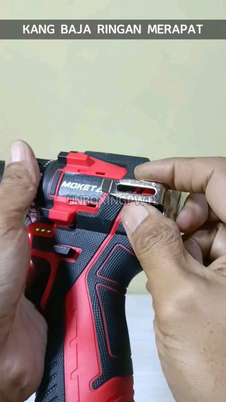 MOKETA BOR CORDLESS BRUSHLESS 16.8V #RacunShopee #moketa #drilldriver #borbrushless #borbatre