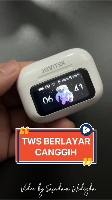 TWS nya canggih harganya ngga ngotak 🤣 100rban aja 😅 #ViralDiShopeeVideo #RacunShopee #PromoNonStop #ShopeeCOD #GratisOngkirRP0 #PromoNonStop