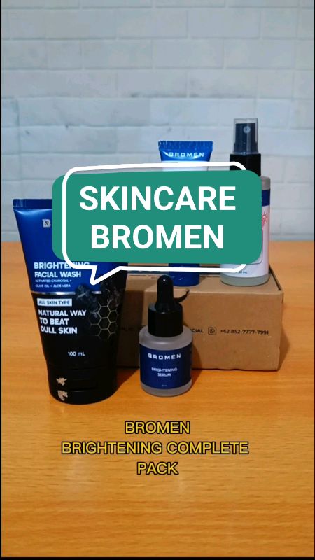 BROMEN BRIGHTENING COMPLETE PACK, CEK KERANJANG TERKAIT DESKRIPSI PRODUK SECARA DETAIL #bromen #skincareviral #bromenbrightening