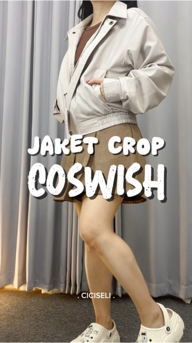 #goldentick #SpillRacunShopee #SpillBawaBerkah #OOTDFashionShopee #jaketwanita #jaket #jacket #jacketwanita #jaketcrop #jacketcrop #coswish #ciciseli