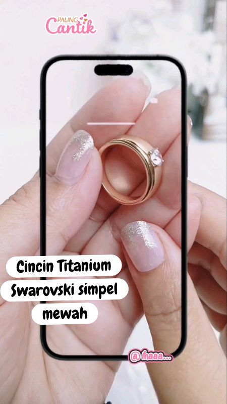 Cincin Titanium ini simple cantik banget #cincintitanium #simpleMEWAHelegant #cincinkawin #fypshopeevideo #ViralDiShopeeVidio #GratisOngkirRP0