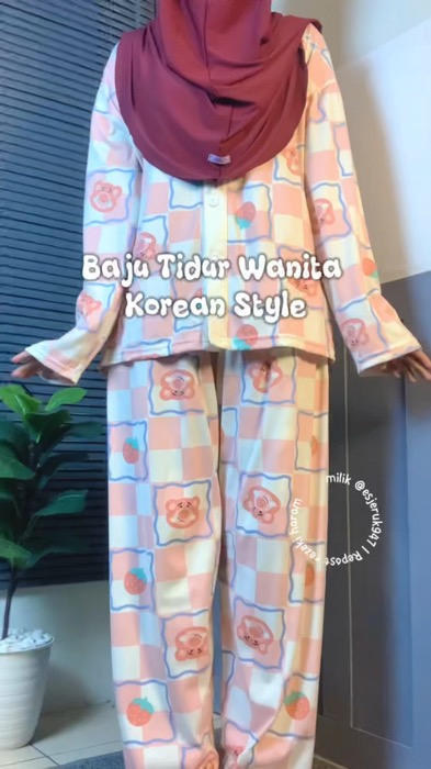 Baju tidur wanita korean style #piyamawanita #Diskon30RB #SpillBawaBerkah #RacunShopee #SpillRacunShopee #GratisOngkirRP0 #piyamakancing