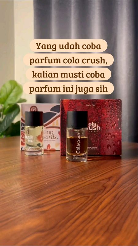 Kalo kalian udah coba parfum cola crush, kalian musti coba parfum ini juga sih, yang aromanya lebih bersatile buat dipake daily #tidenco #shopeevideo