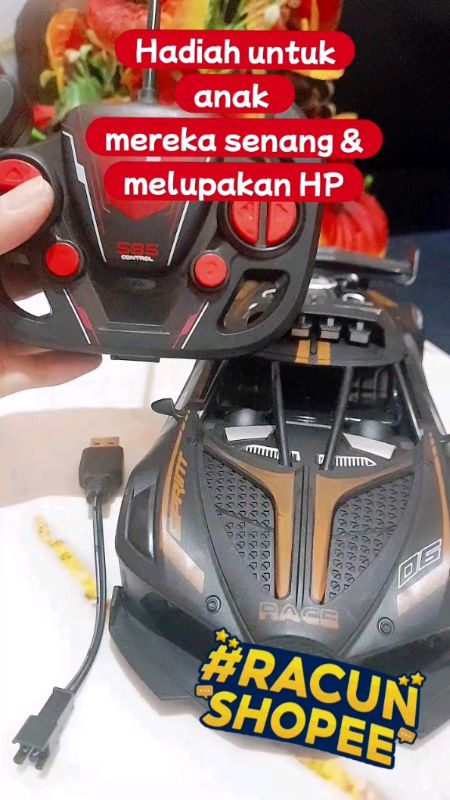 Mobil balap remote control RC Drift1/8,kecepatan tinggi,daya jangkau hingga 20meter