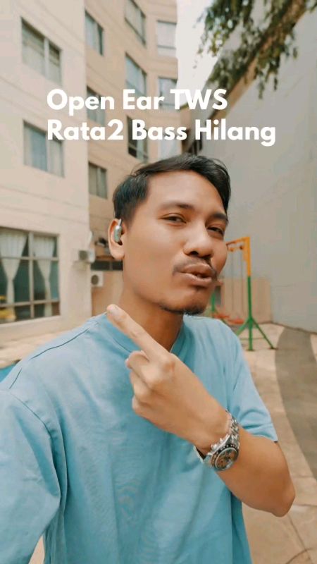 Open Ear TWS bass ga hilang. Cocok utk yg lari, sepedaan, etc #owsolahraga #twsmurah #twsolahraga #twssport #openear #twslari #twsrunning #soundcore
