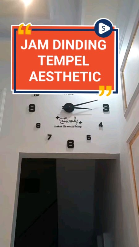 Jam dinding tempel #jamdinding #jamdindingtempel #RacunShopeeCheck #SpillRacunShopee #Diskon50Persen #gratisongkir0rupiah #ViralDiShopeeVideo