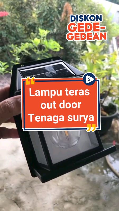 Lampu teras hemat tanpa colok listrik ☝️#RacunShopee #RacunShopeeCheck #GrratisOngkirRP0 #ShopeeCOD #lampuoutdoor #lampusolar #lampumini #trending