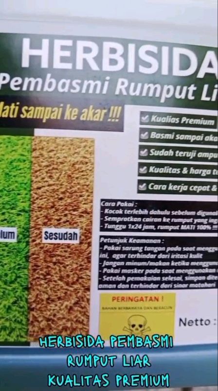pembasmi Rumput Liar,Hama,dan Gulma Yang Ampuh Dan Efektif#pembasmirumputliar #pembasmirumput #shopeevideo