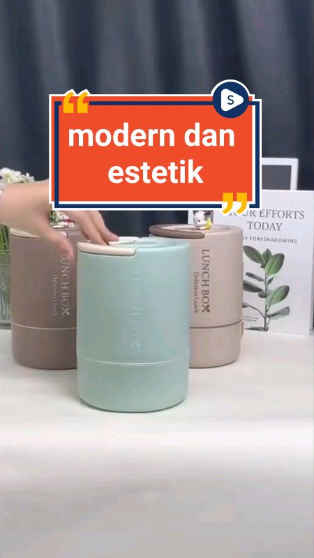lumch box stainless 3 susun #TerlarisDiShopeeVidio #TermurahDiShopee #lumchbox #kotakmakan #lunchboxstainles