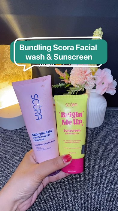 Bundling Scora #scora #scorafacialwash #scorasunscreen #SpillRacunShopee #ViralDiShopeeVideo #GratisOngkirRP0 #RacunShopee